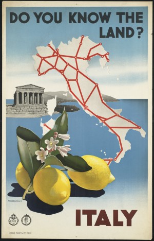 Do you know the land Italian tourism poster